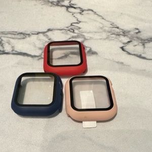 Matte Watch Case For Apple Watch 40mmScreen Protector